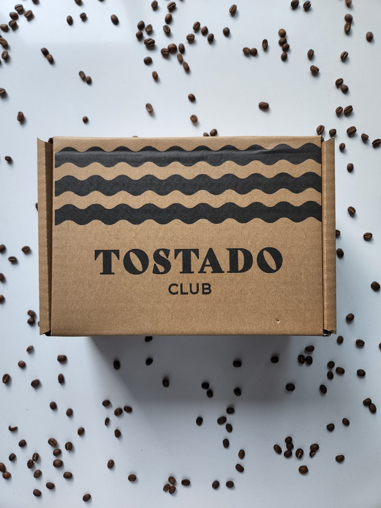 Caja de Tostado Club, suscripcion de cafe