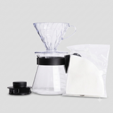 Cafetera Hario V60 Kit Original 02 700ml + 40 Filtros Japonesa