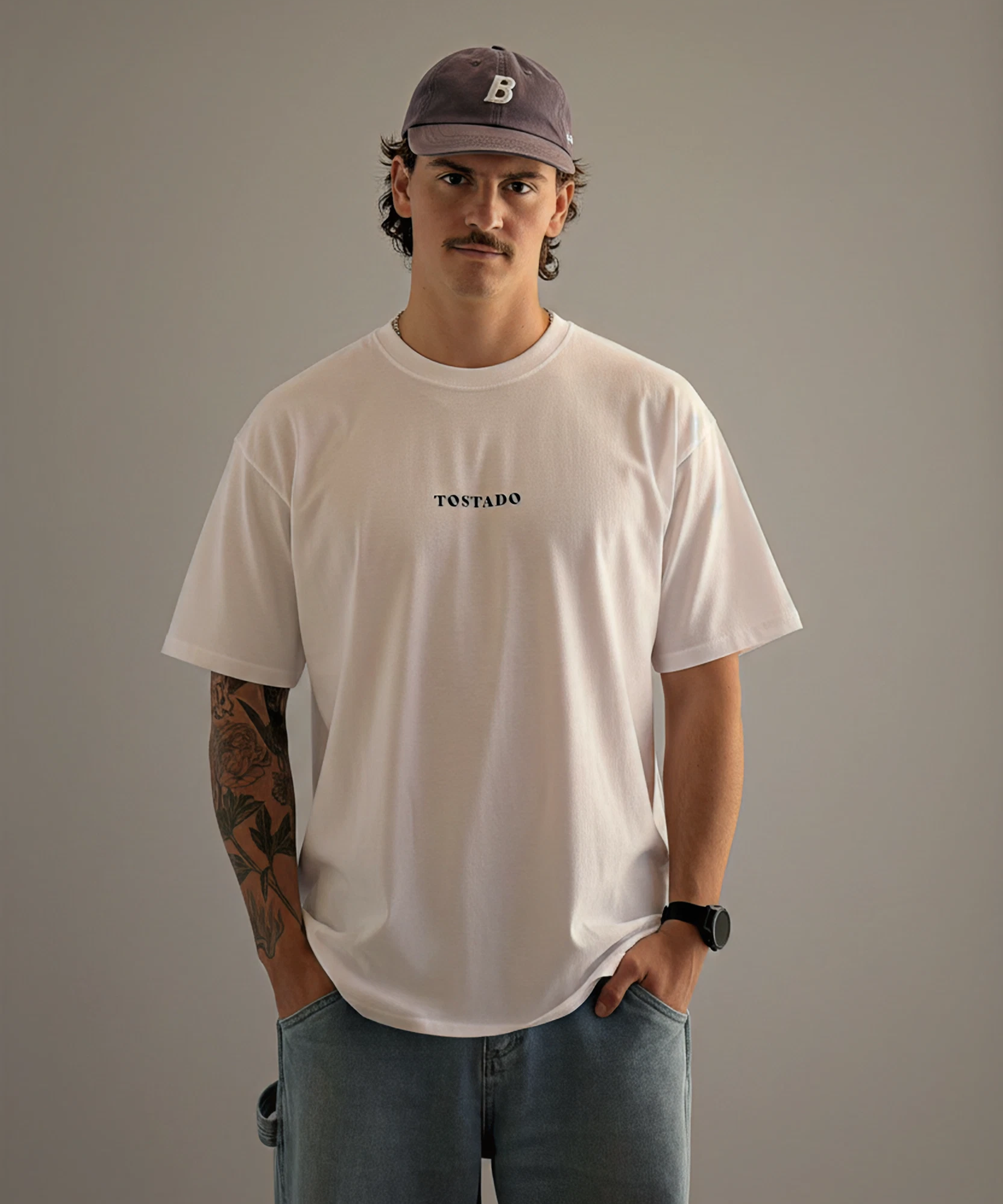 Polera Manga Corta - Tigre Cafetero