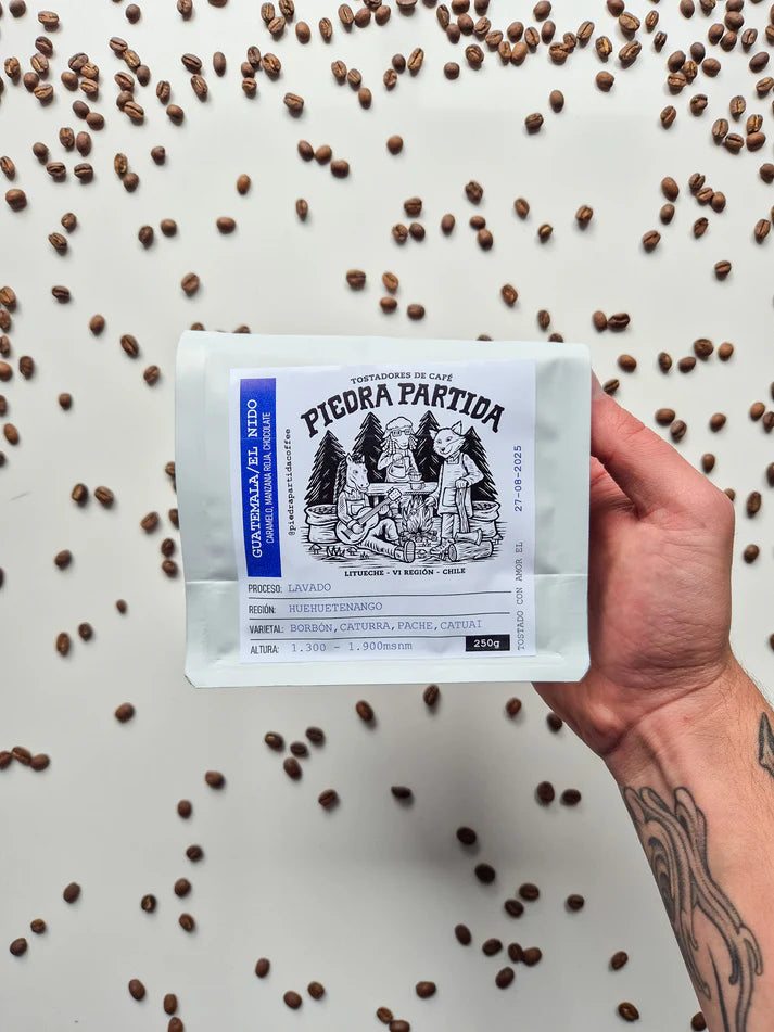 PIEDRA PARTIDA ROASTERS GUATEMALA HUEHUETENANGO TOSTADO EN SEPTIEMBRE