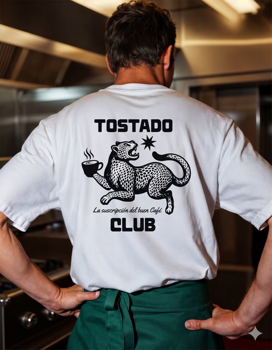 Polera Manga Corta - Pantera Cafetera