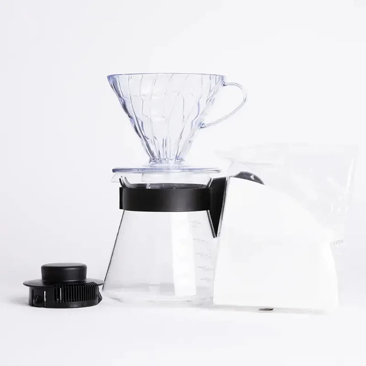 Cafetera Hario V60 Kit Original 02 700ml + 40 Filtros Japonesa